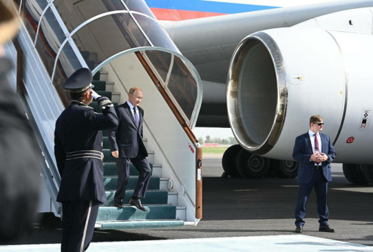 Путин прибыл в Самарканд. запланированы встречи с Эрдоганом и Алиевым