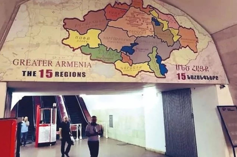 Մեծ Հայքի քարտեզը բնորոշվել է որպես «սկանդալային» և «սադրիչ».թուրքական ԶԼՄ-ներ